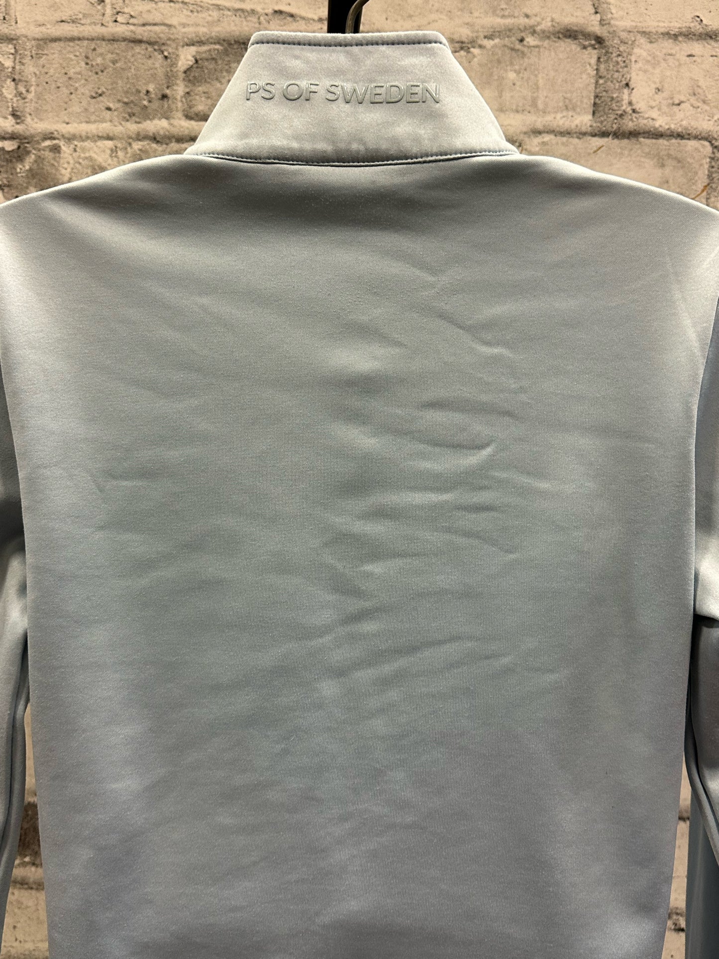 PS of Sweden LS 1/4 Zip Pale Blue M