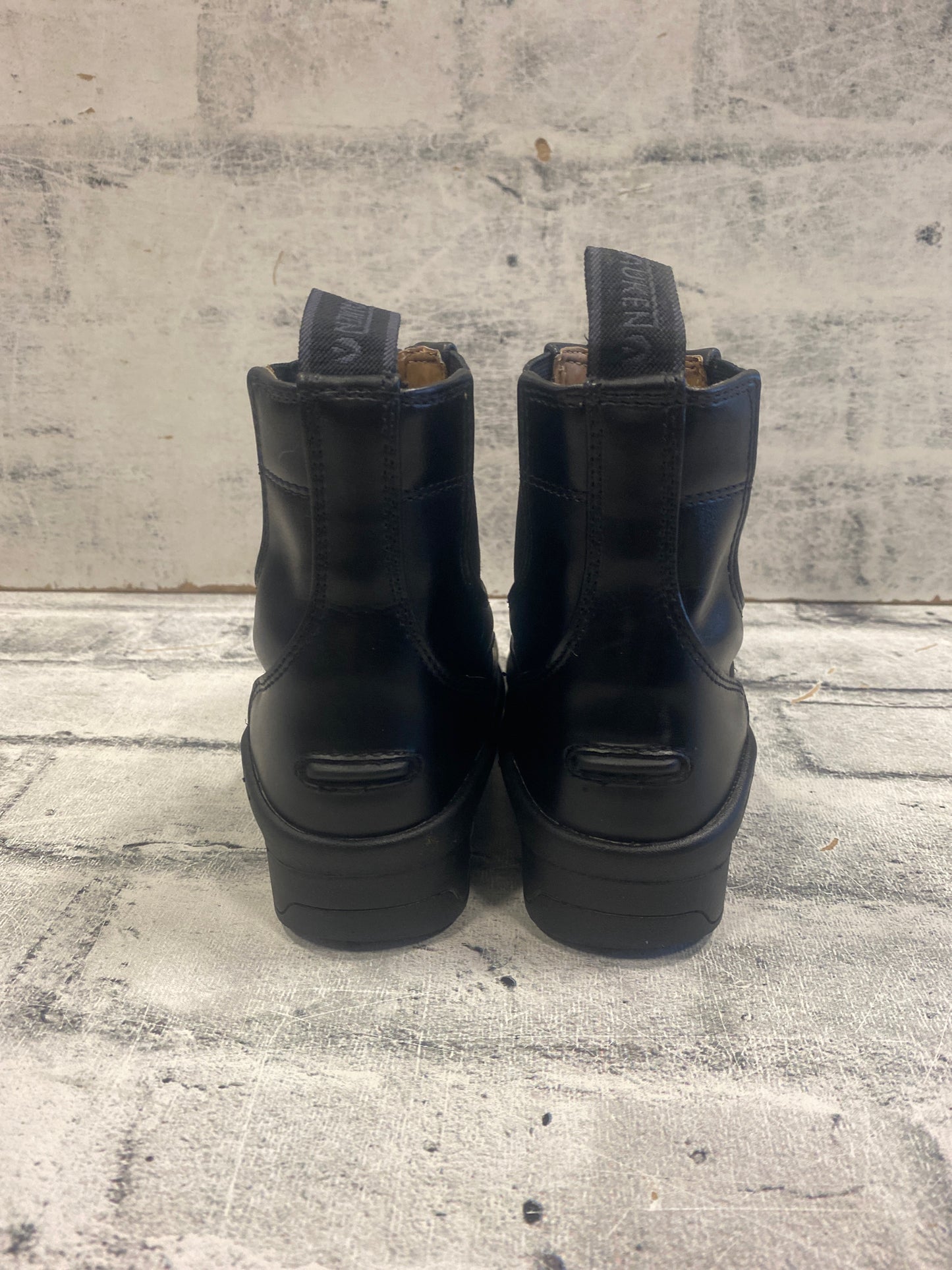 Auken Zip Up Paddock Boots Black Childrens 2