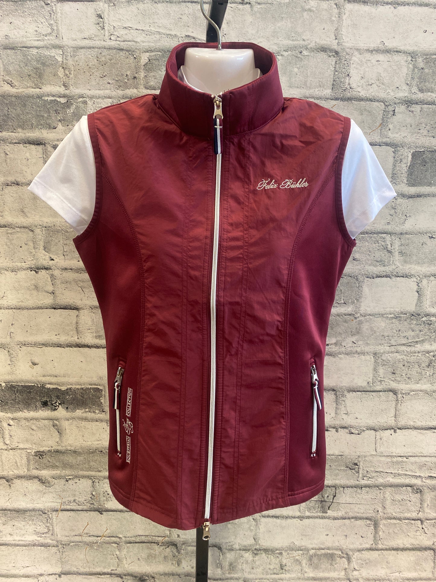 Felix Buhler Technical Vest Maroon S