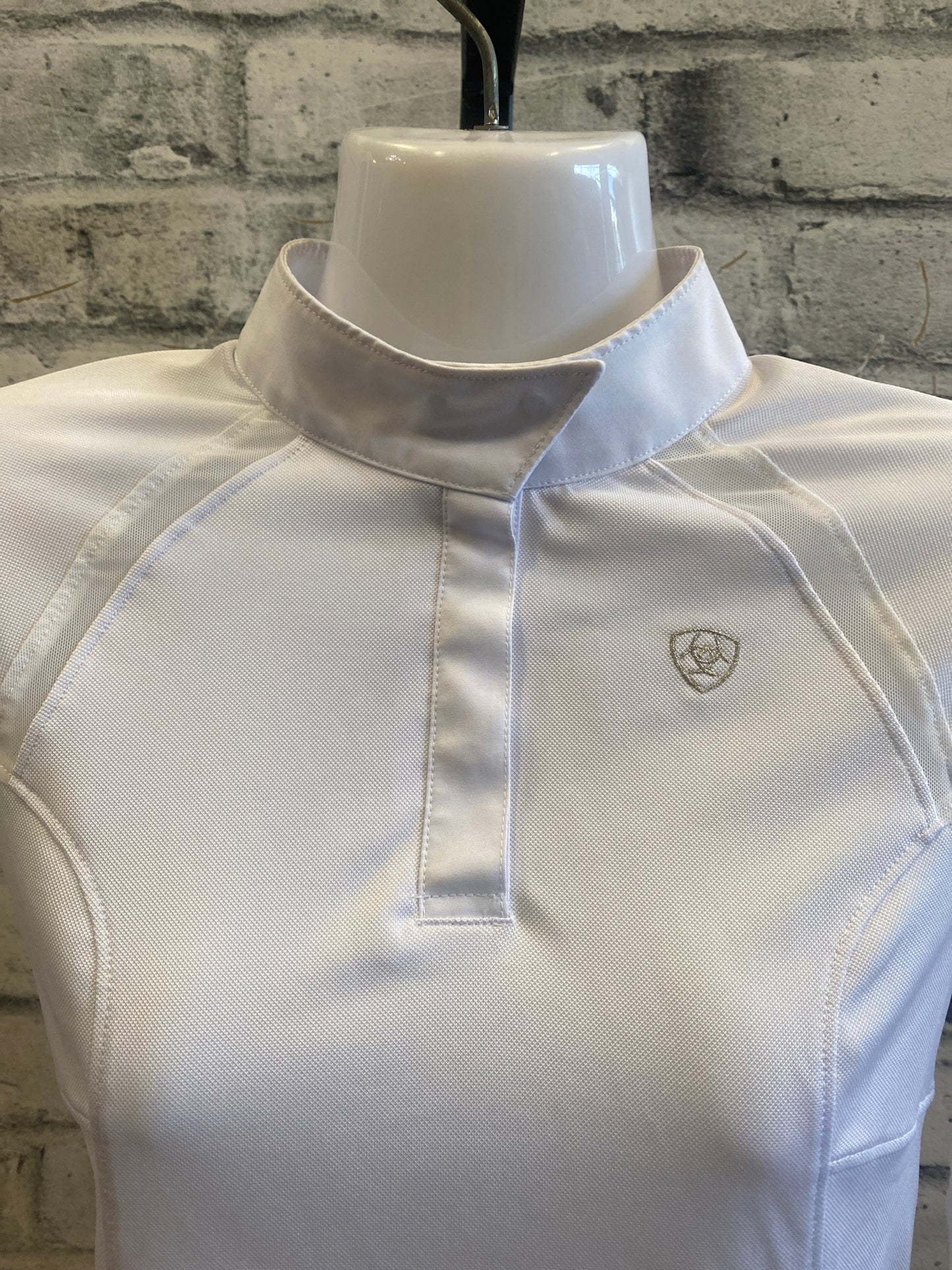 Ariat Pro Series LS Show Shirt White Childrens 8