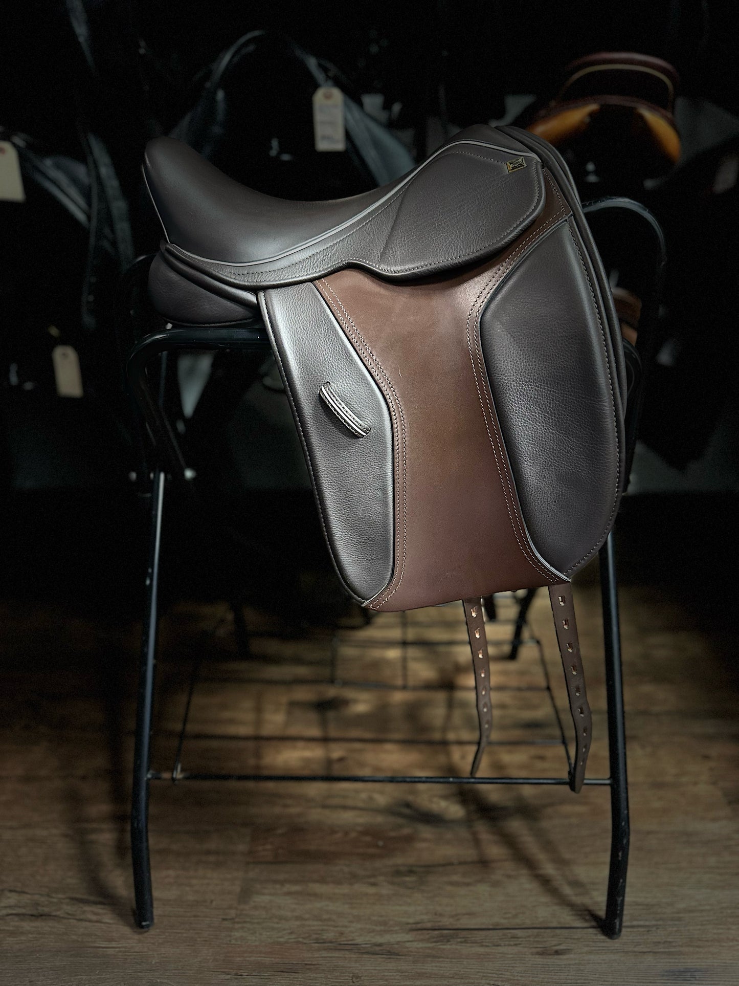 16.5" Black Country Dante Dressage Saddle Brown