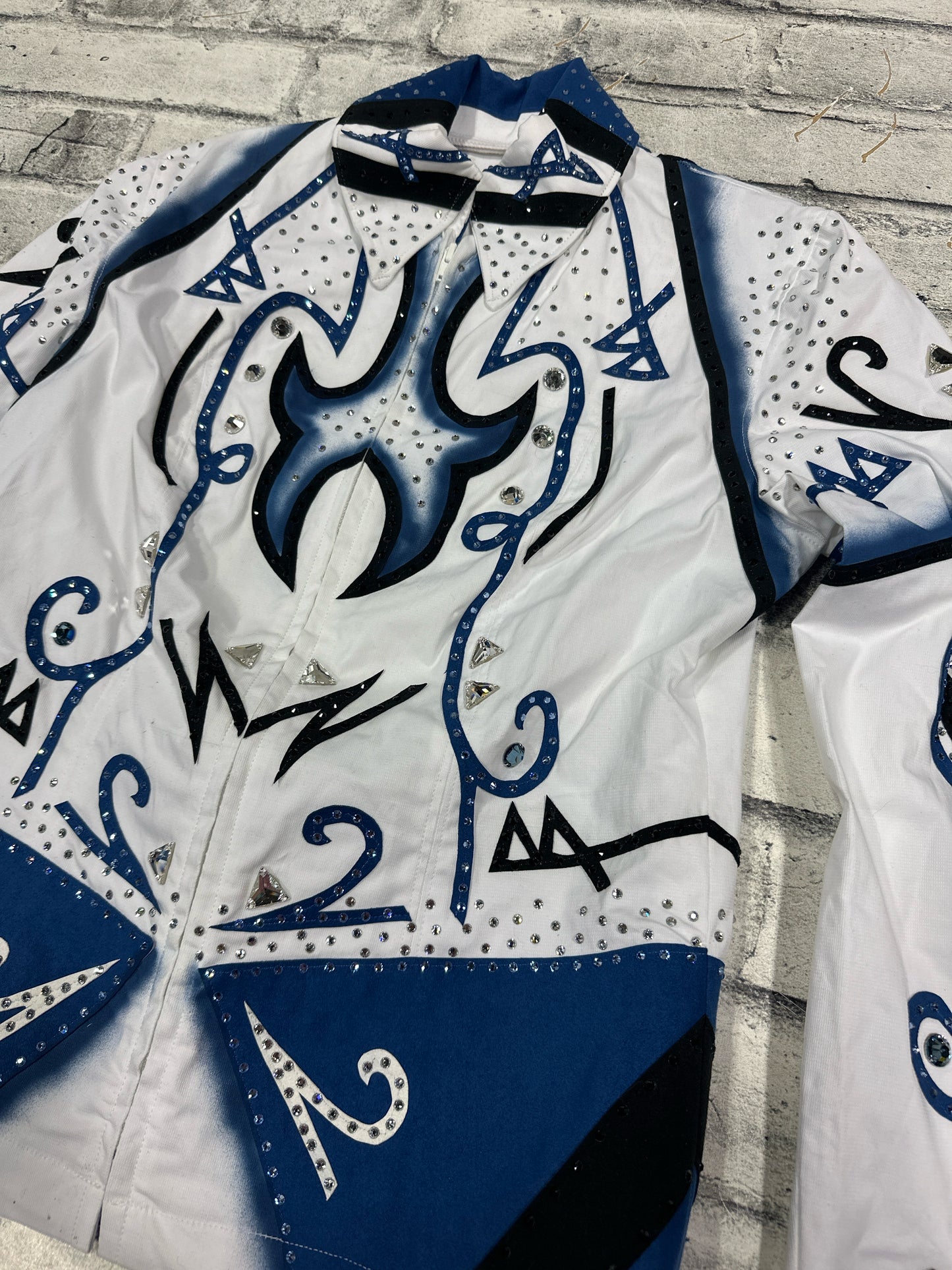 Blue/White Show Jacket L