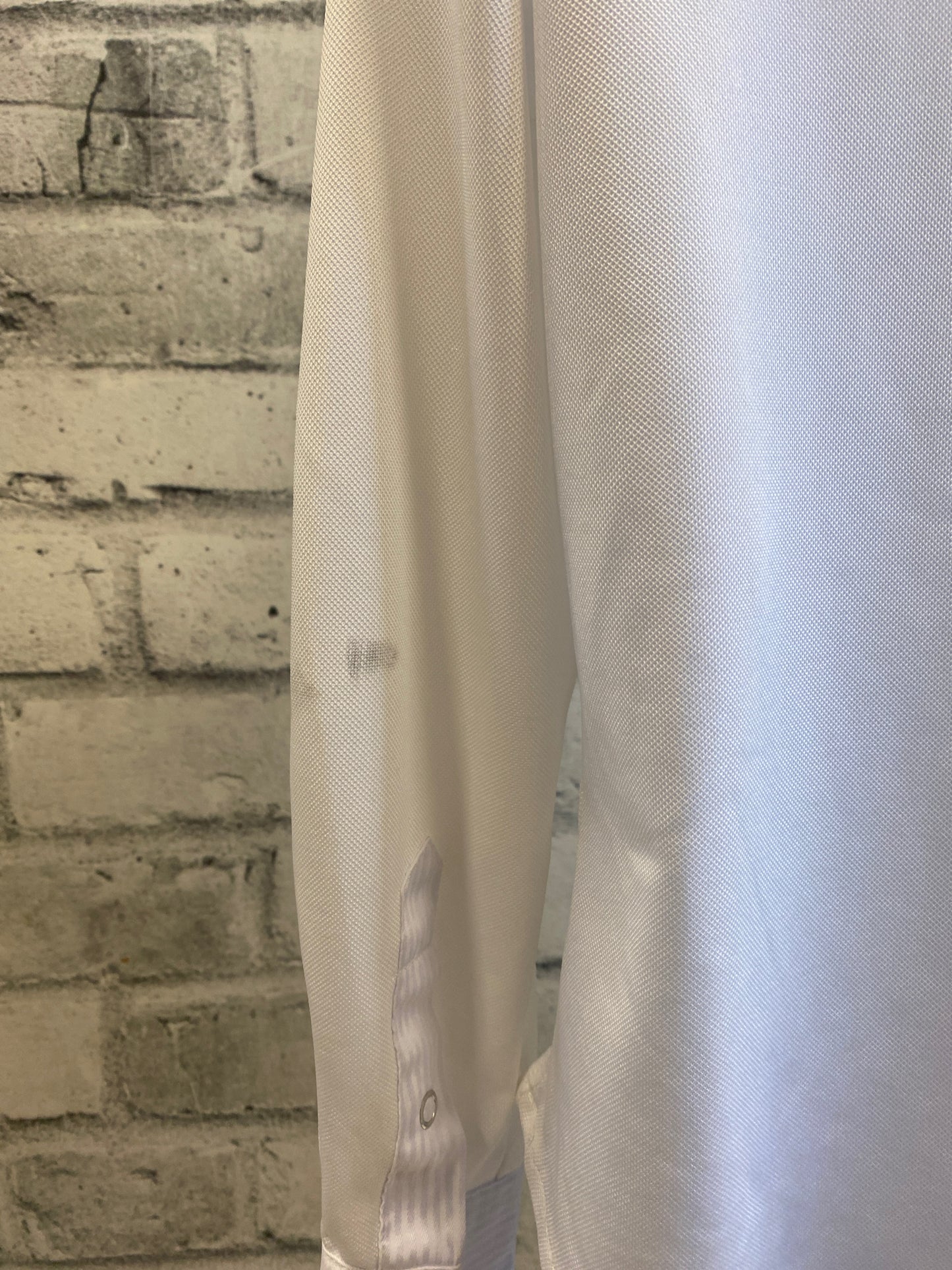 Elation LS Show Shirt White Stripe Childrens 8