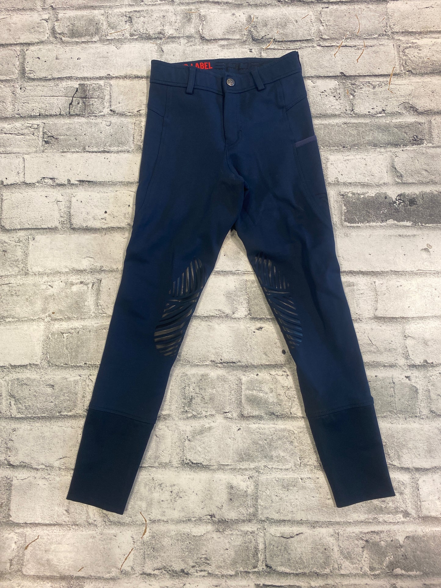 Elation Red Label KP Breeches Navy Childrens 10