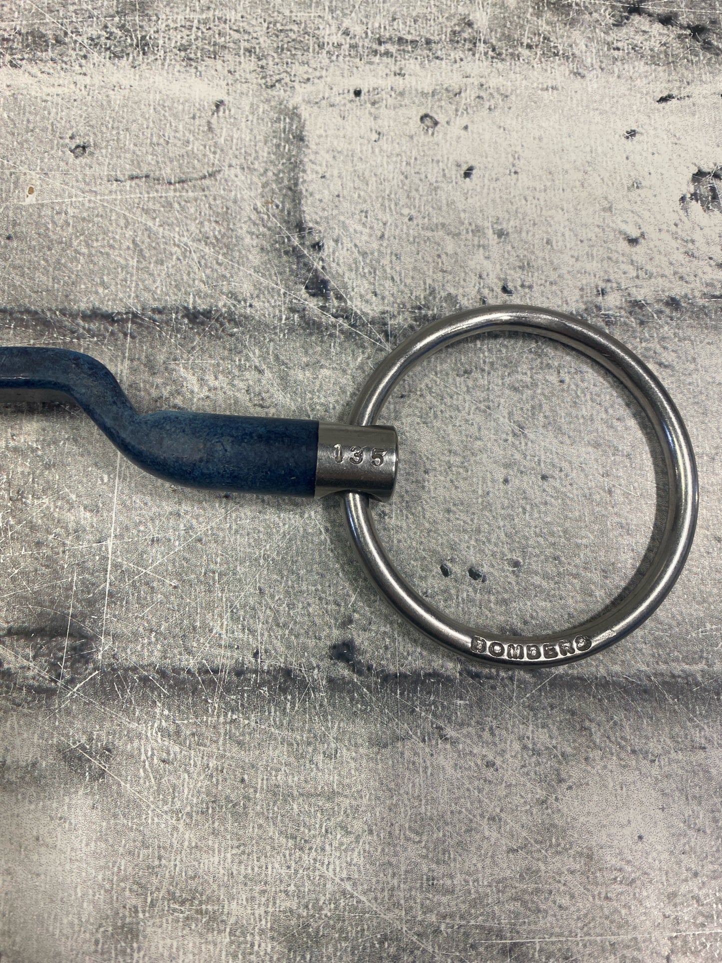 5.25" Loose Ring Bomber Happy Tongue Bit