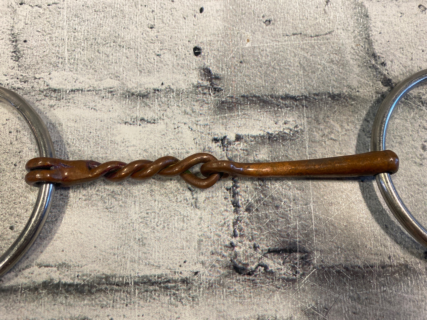 5" Copper Half Twisted Thin Snaffle