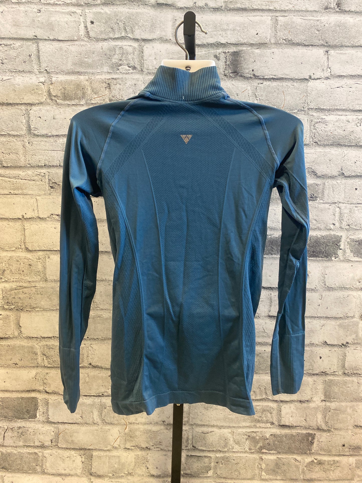 Anique 1/4 Zip LS Show Shirt Teal S