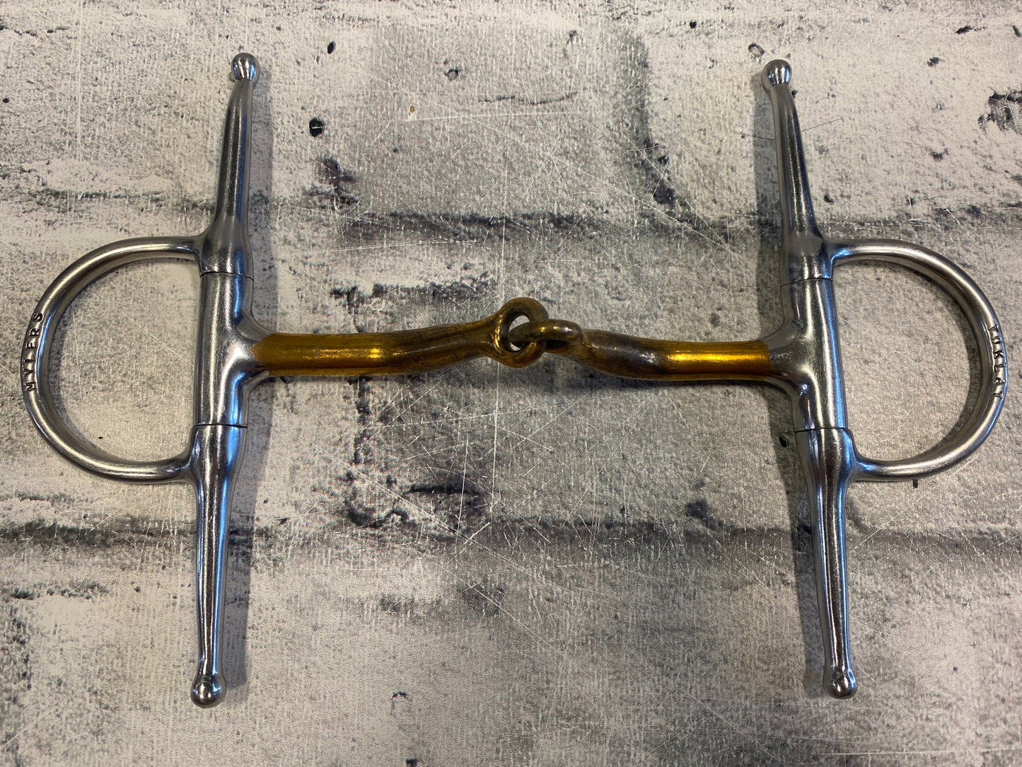 5.5" Myler Curved Full Cheek Snaffle Bit