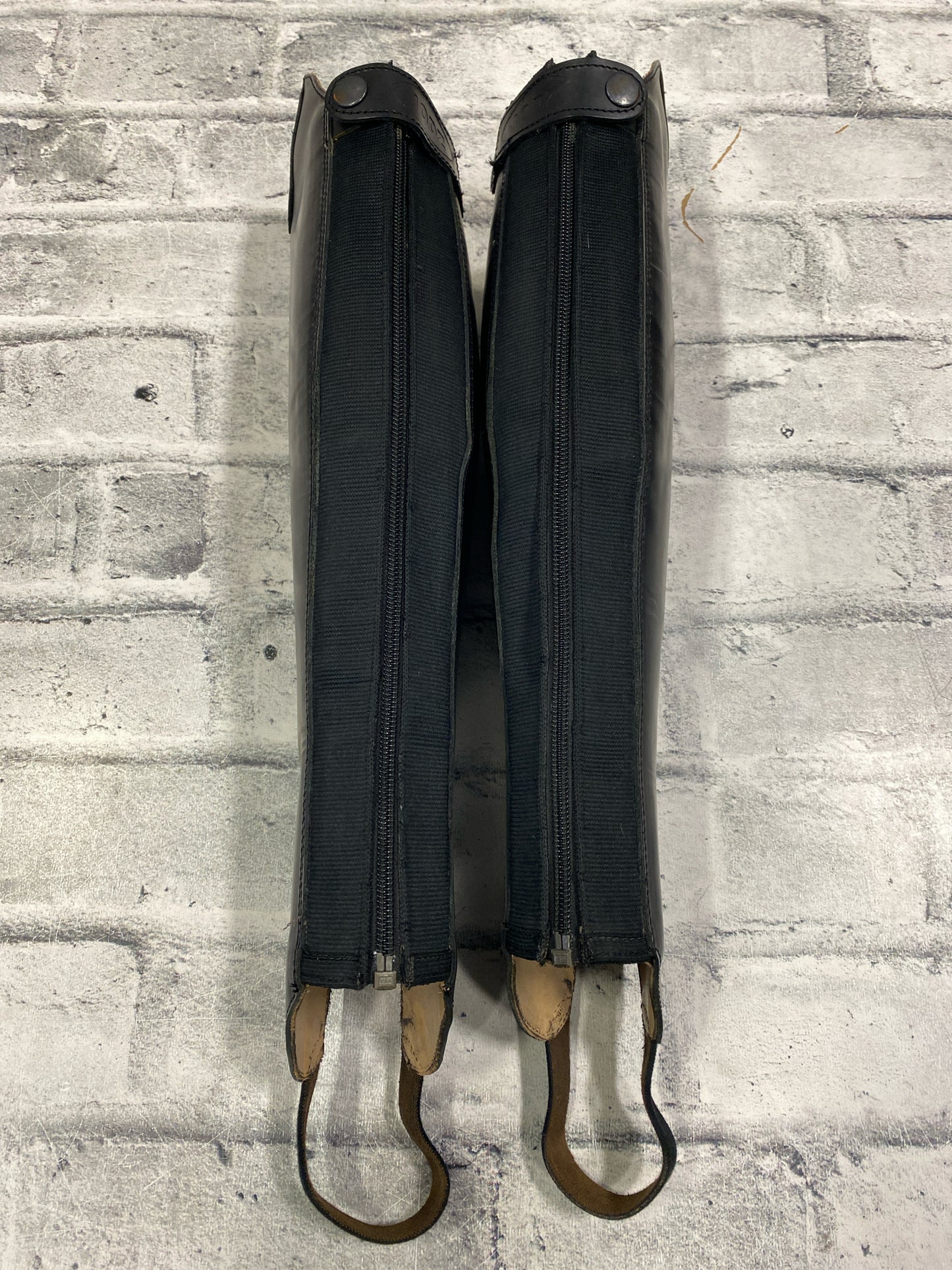 Jodz Half Chaps Black H 16" C 14"