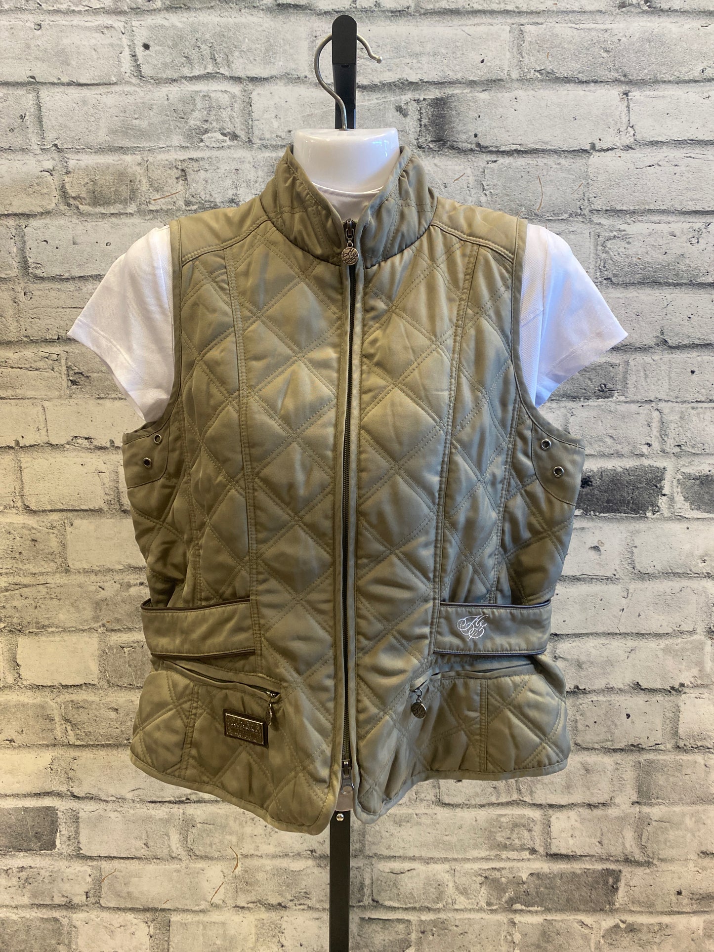Horze Crescendo Puffy Vest Olive M