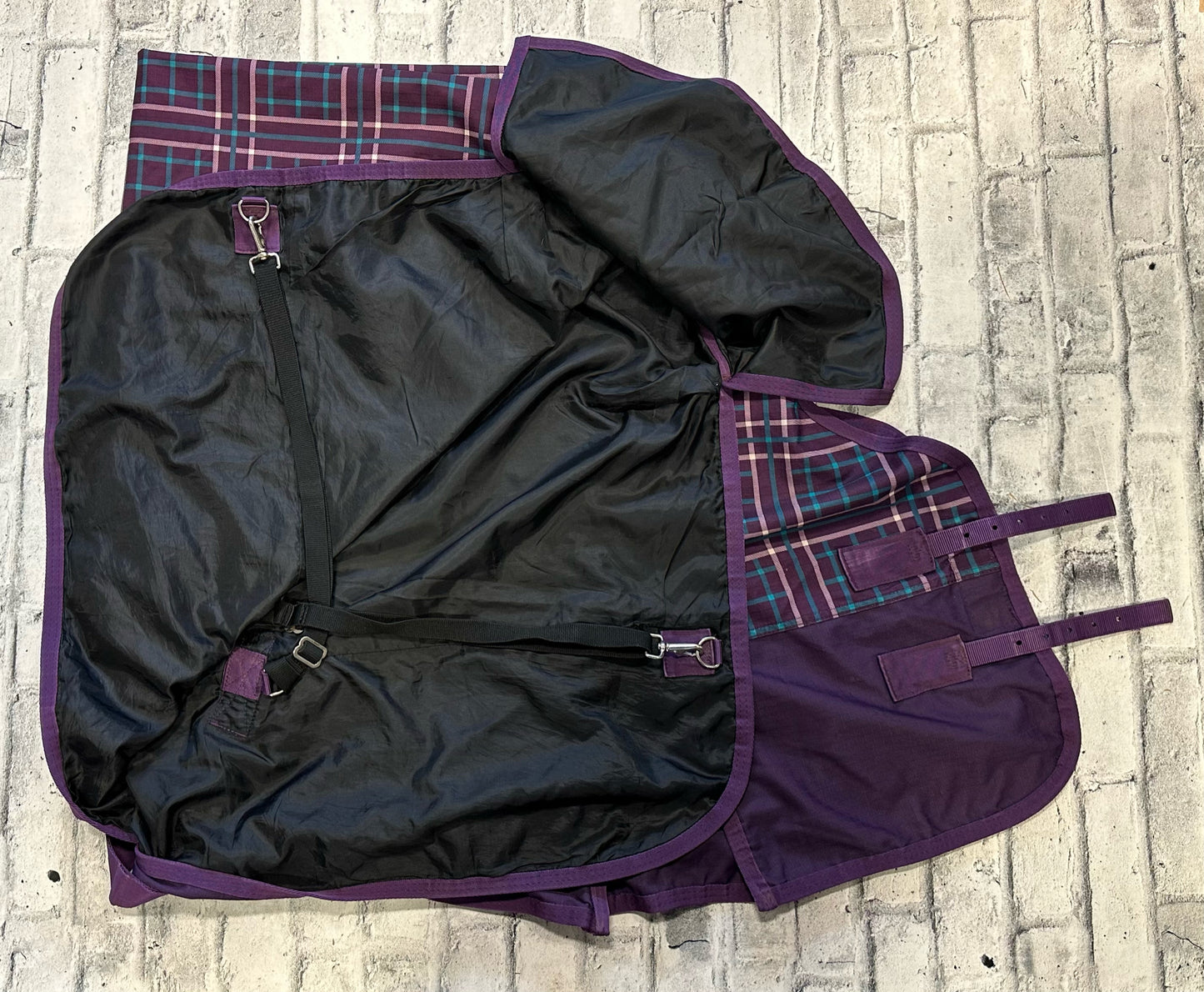66" Supra Rain Sheet Purple Plaid