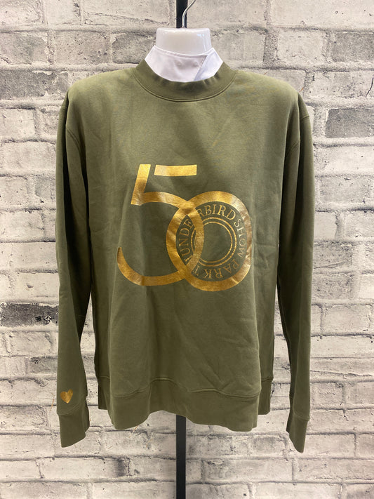 Tbird Crew Neck Olive Green M