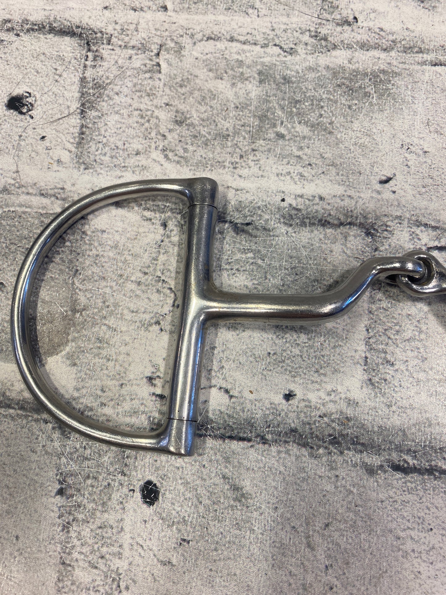 5.5" Single Jointed Ported Dee Ring Bit