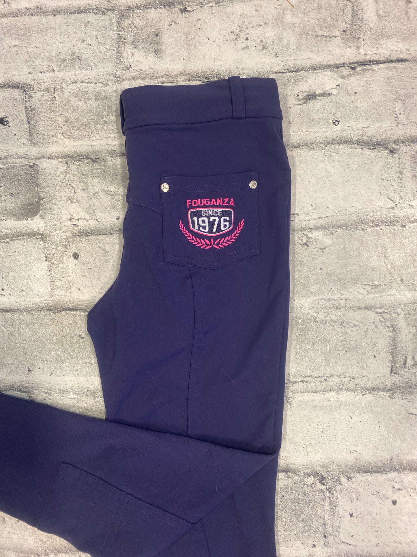 Fouganza KP Breeches Purple Childrens 10