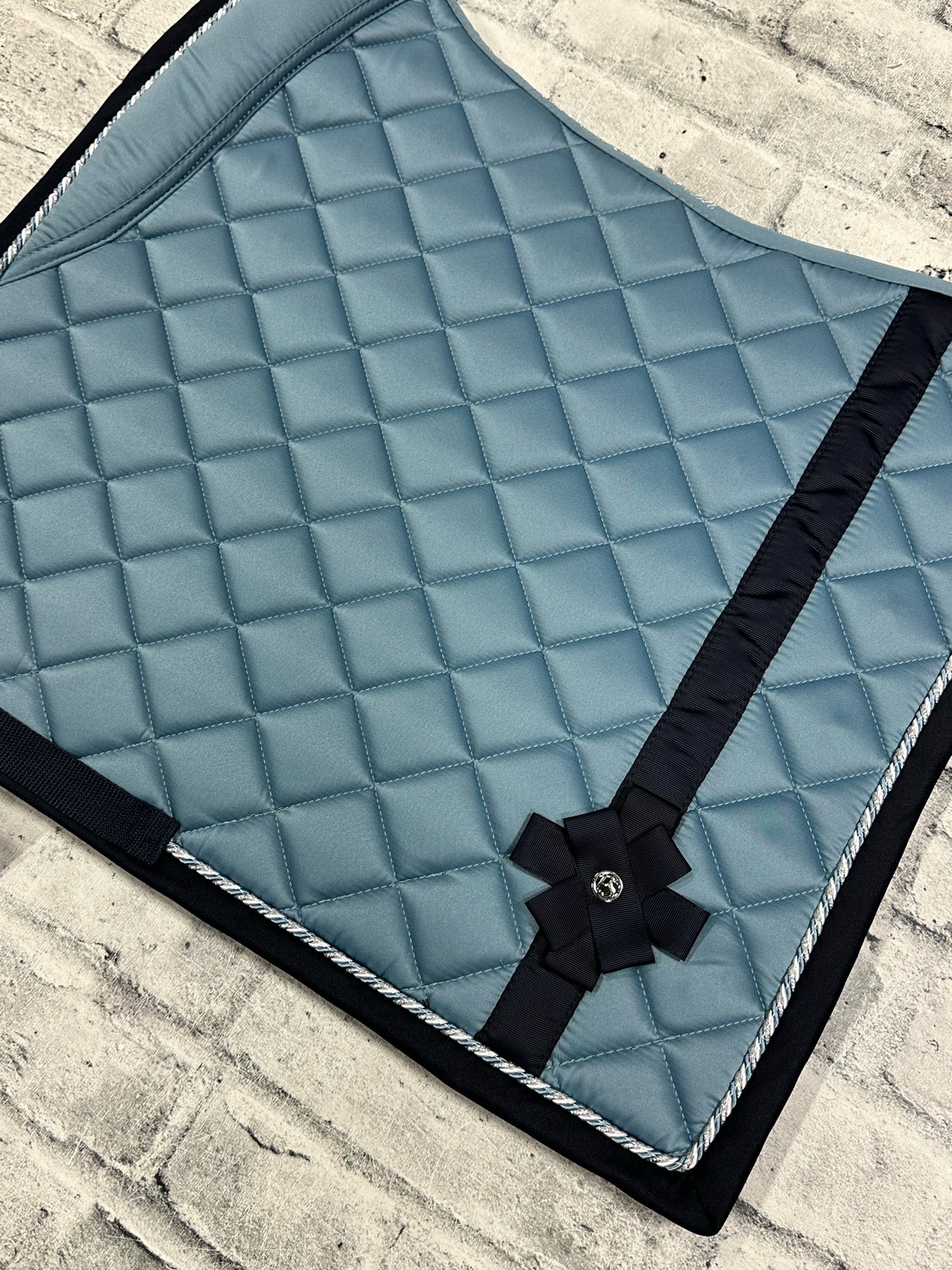 PS of Sweden Bow Dressage Pad Aqua Cob NEW