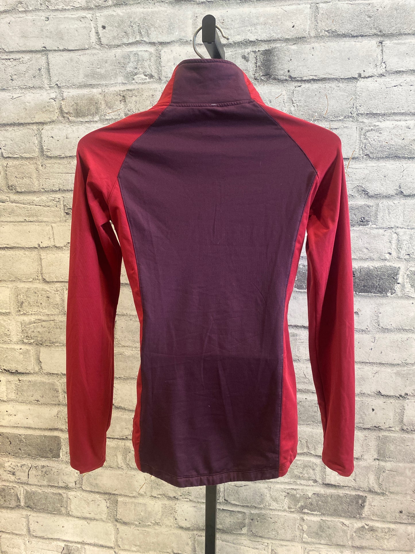 Horseware 1/4 Zip LS Shirt Burgundy/Red XXS