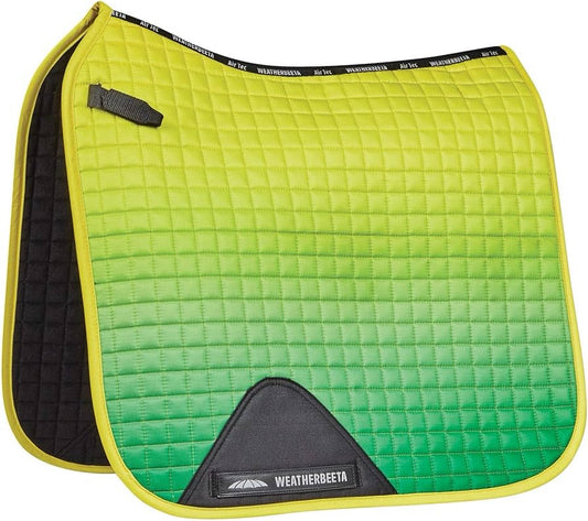 Weatherbeeta Prime Ombre Dressage Saddle Pad Sunflower Field Full