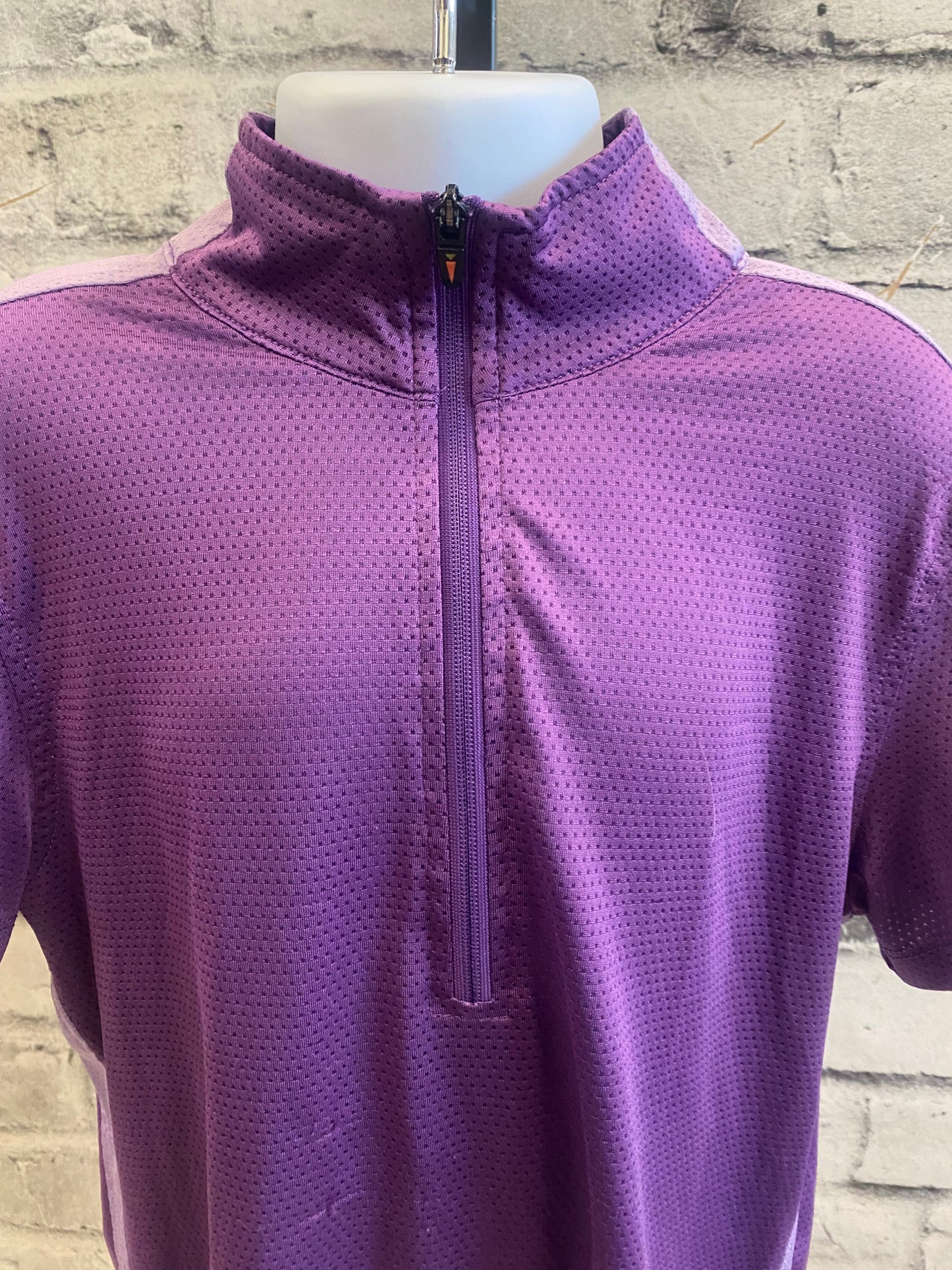 Kerrits 1/4 Zip SS Shirt Purple Childrens M