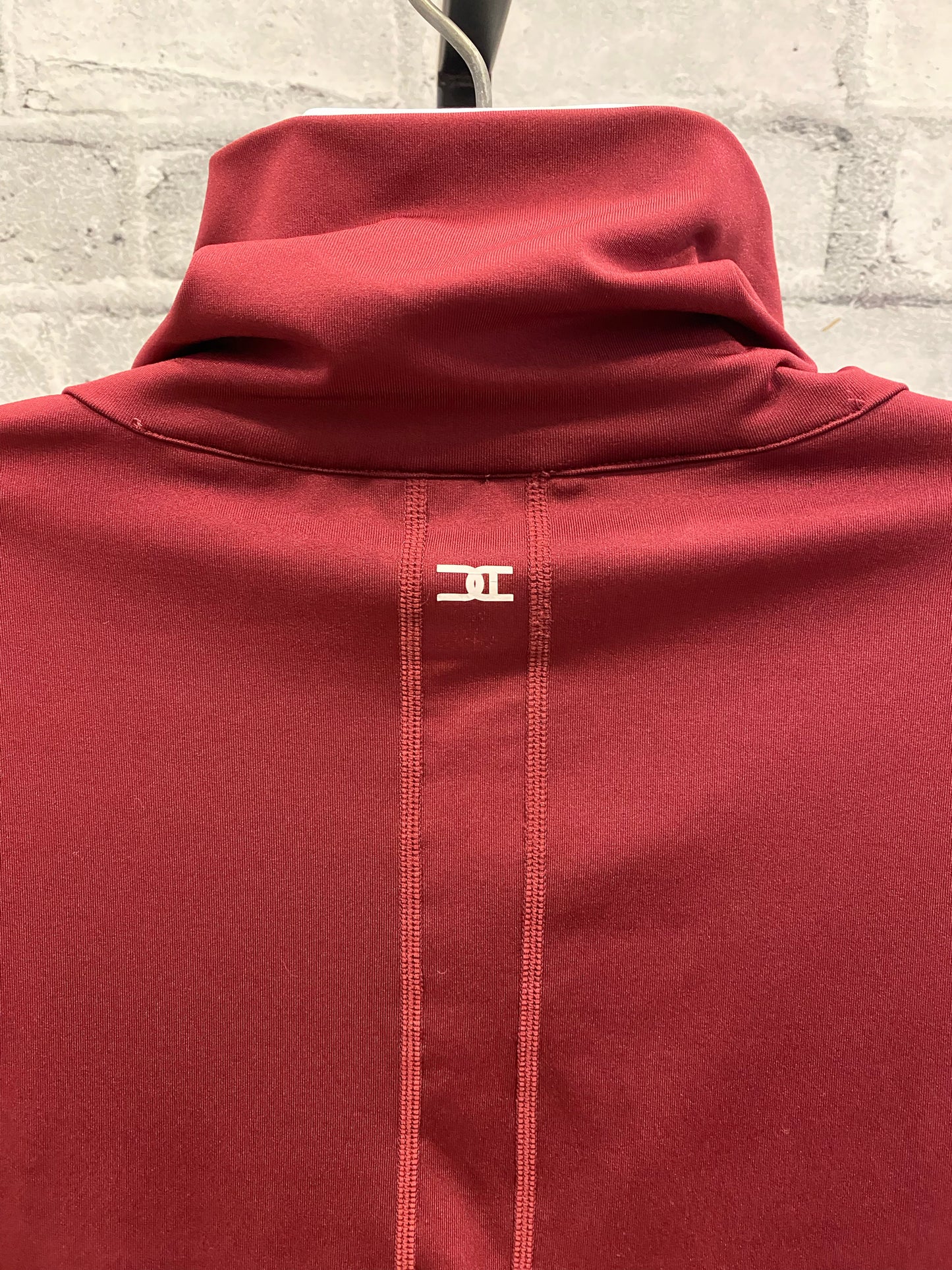 Asmar Zip Up Sweater Cranberry XL