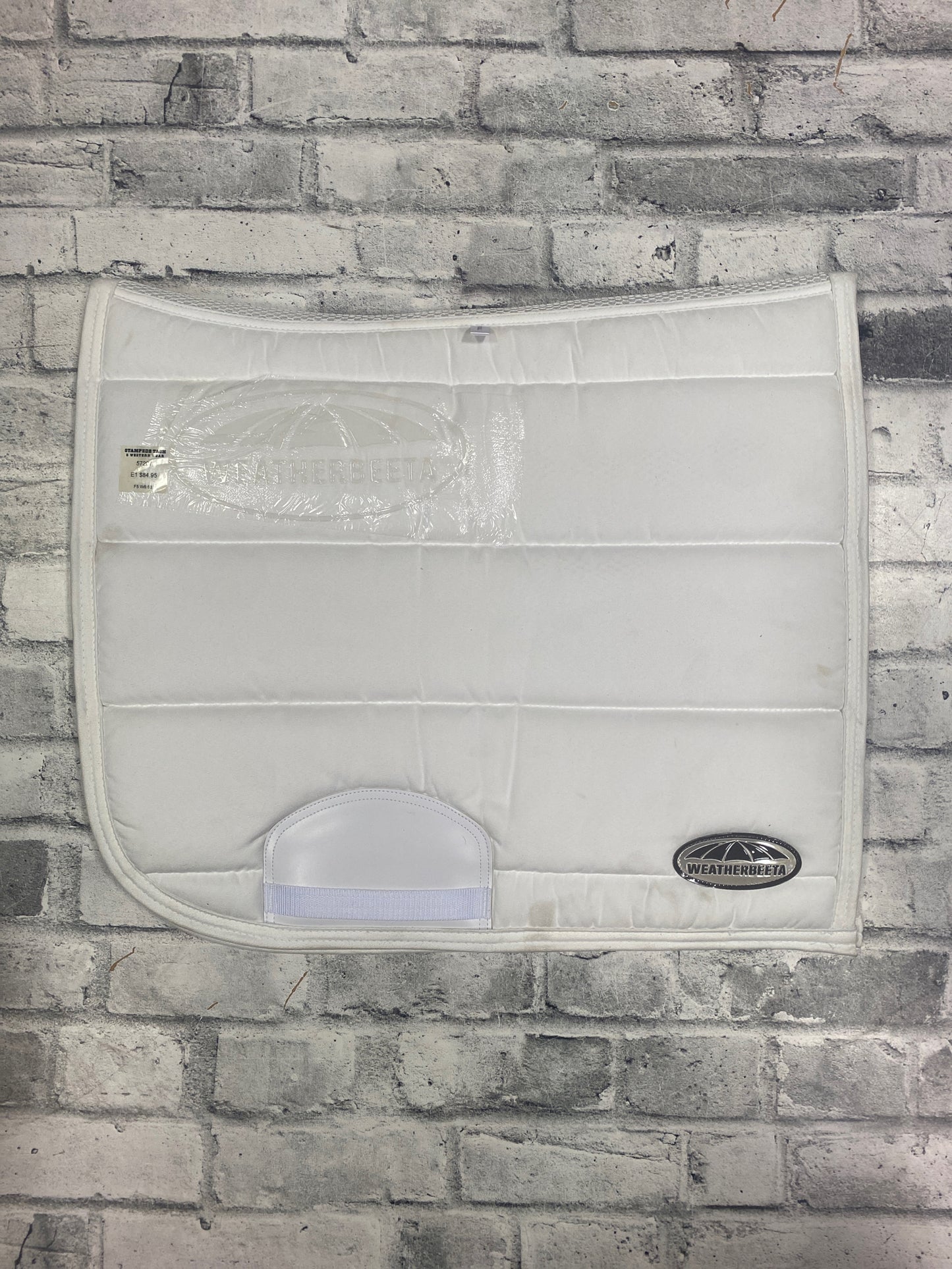 WeatherBeeta Elite Dressage Pad White NEW