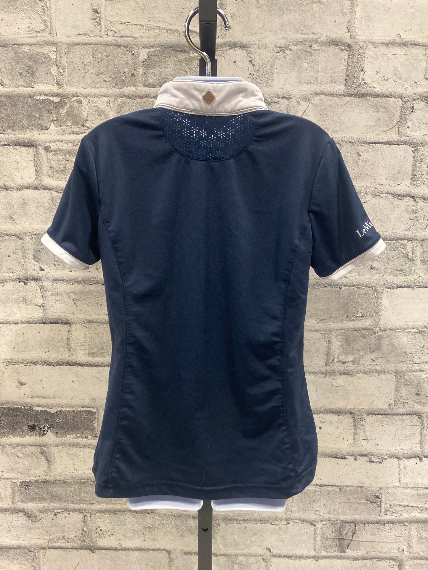 LeMieux Show Shirt Navy Childrens 9-10