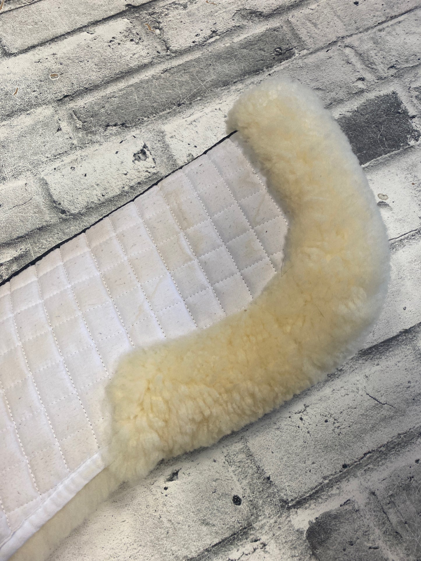 LeMieux Lambskin Half Pad White/Natural S