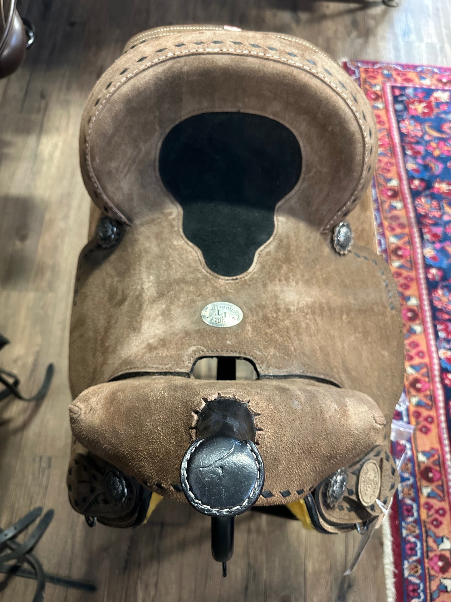 13" Double T Barrel Saddle - 7" Gullet