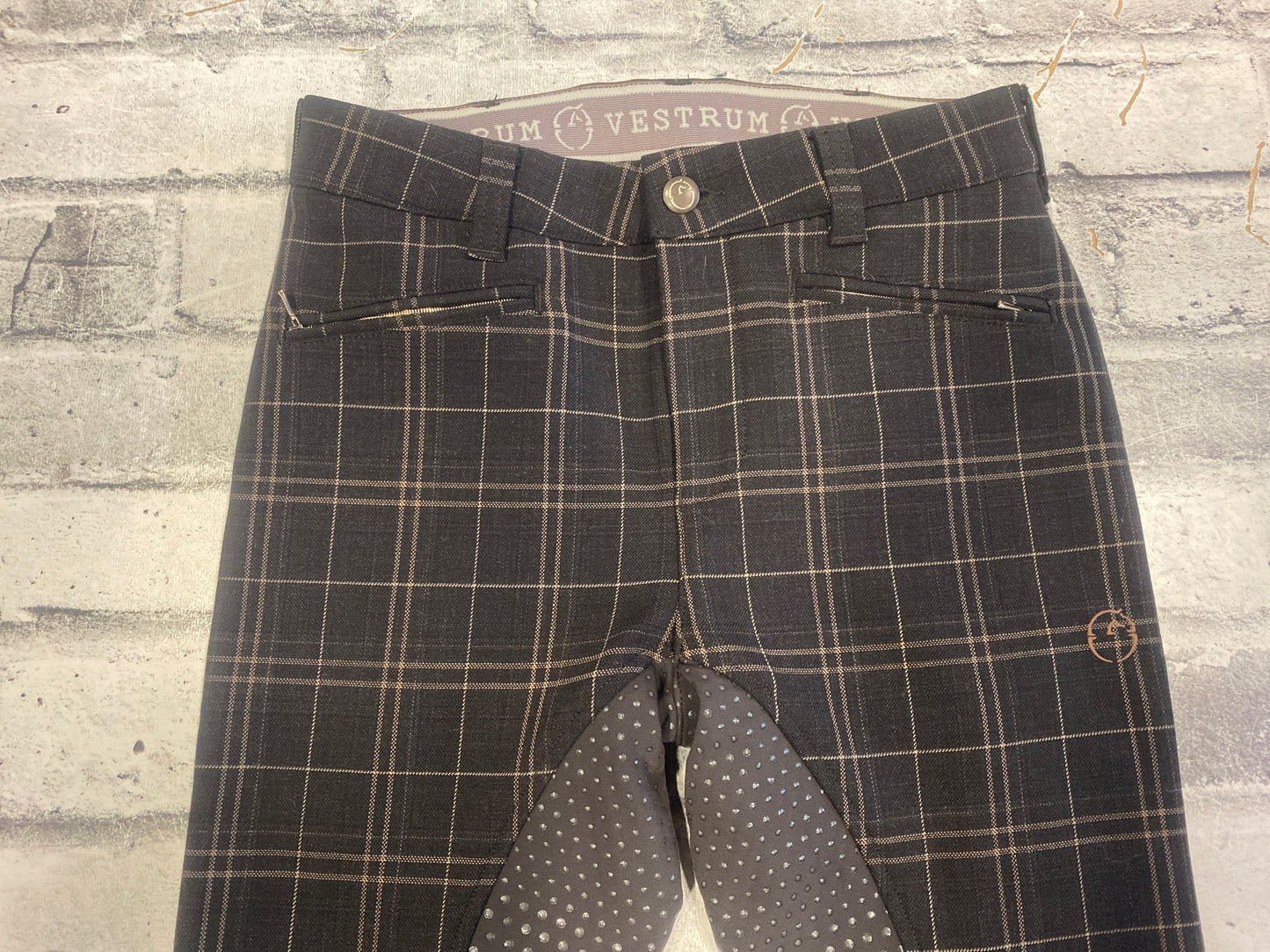 Vestrum Roma FS Grip Breeches Plaid 28