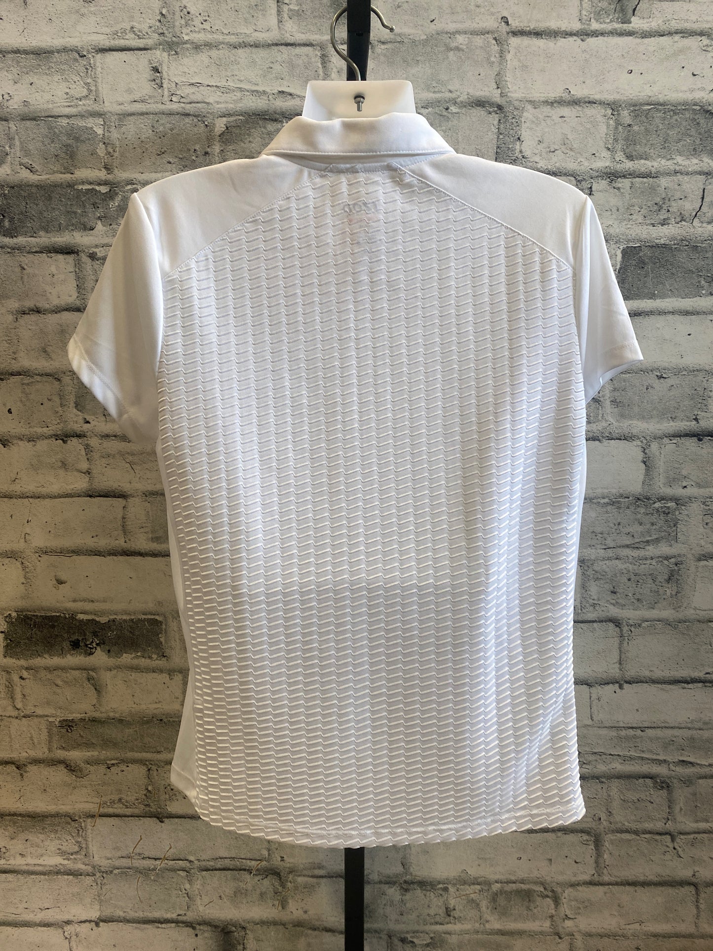 IZOD Cool-FX 1/4 Zip SS Shirt White L