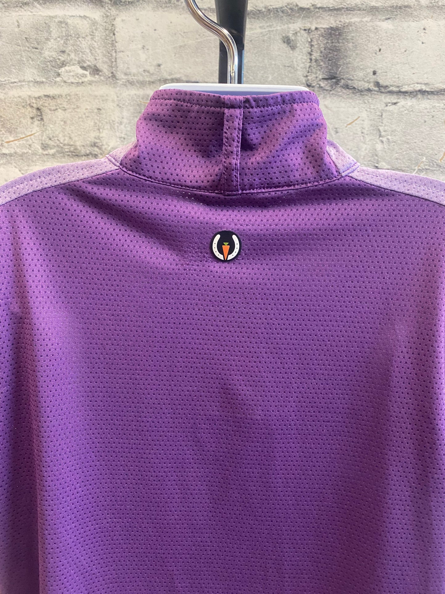 Kerrits 1/4 Zip SS Shirt Purple Childrens M