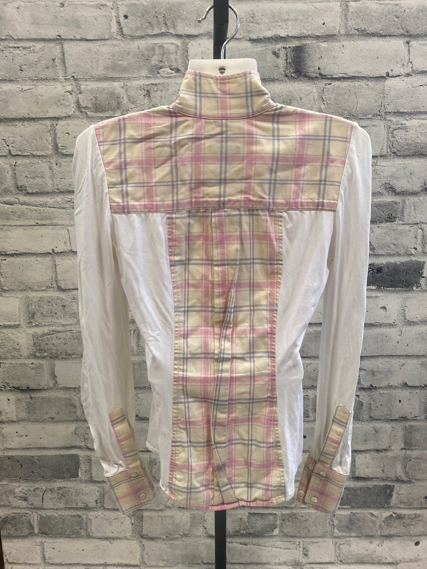 Le Fash LS Show Shirt Plaid/White XS