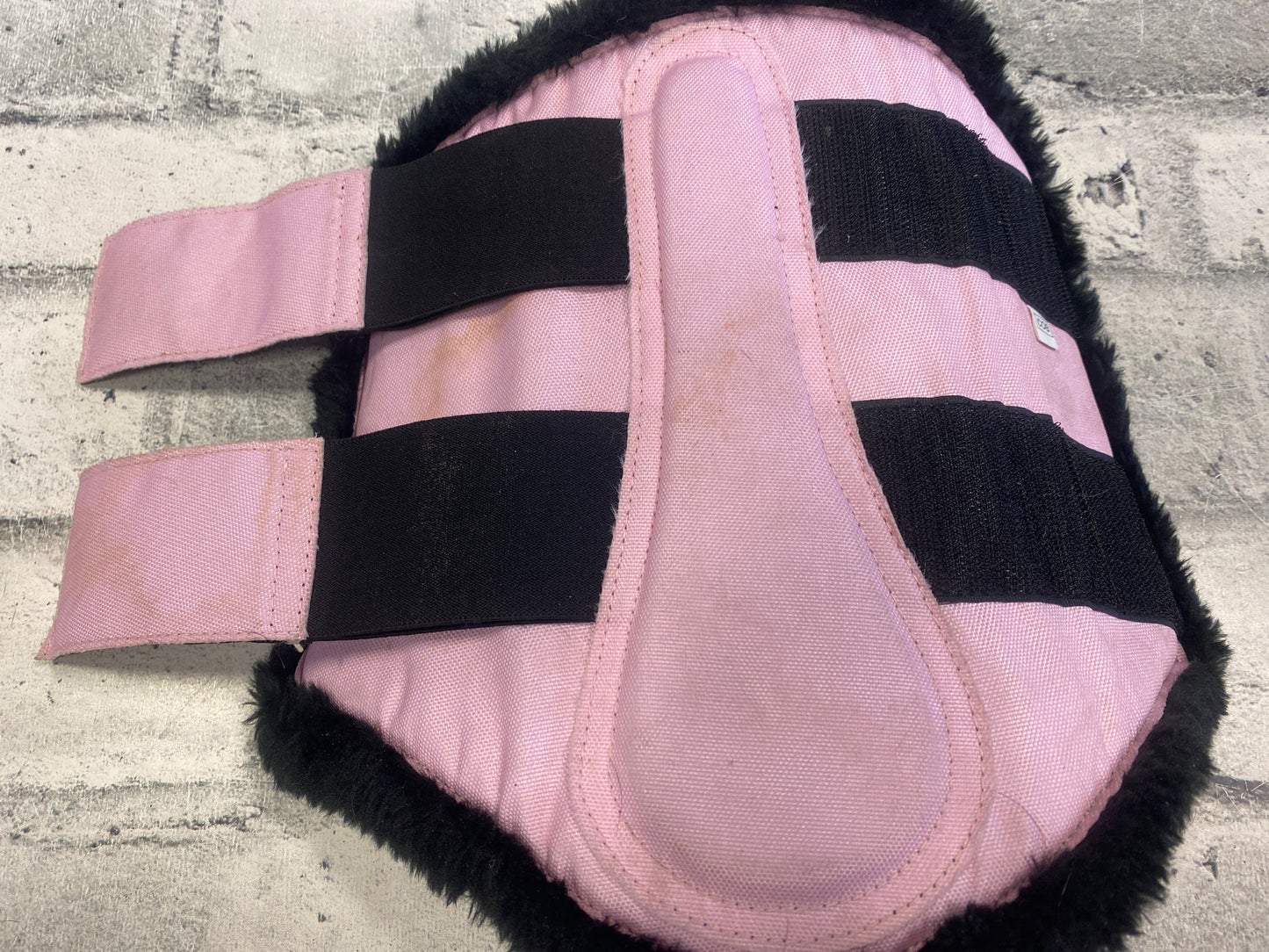 Brushing Boots Pink/Black Cob