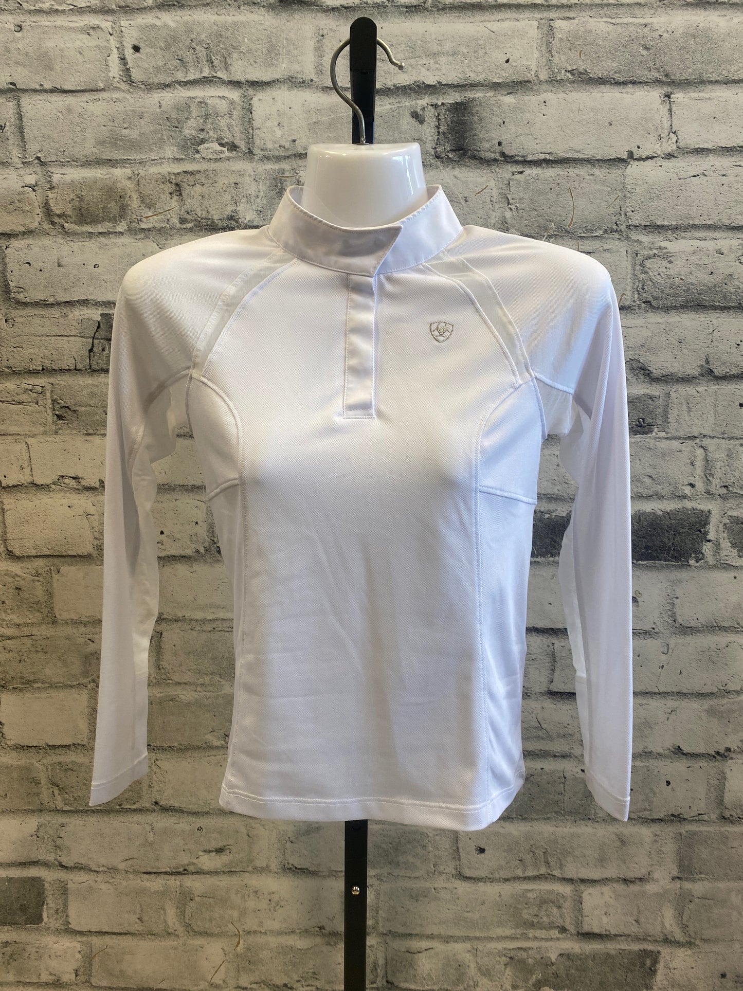 Ariat Pro Series LS Show Shirt White Childrens 8