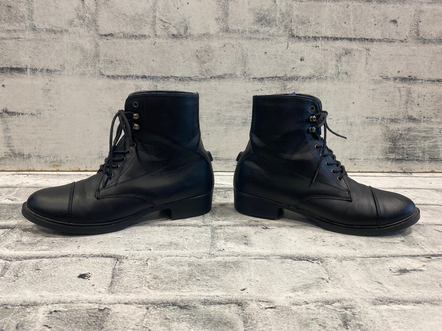 Auken Lace Up Paddock Boots Size 4