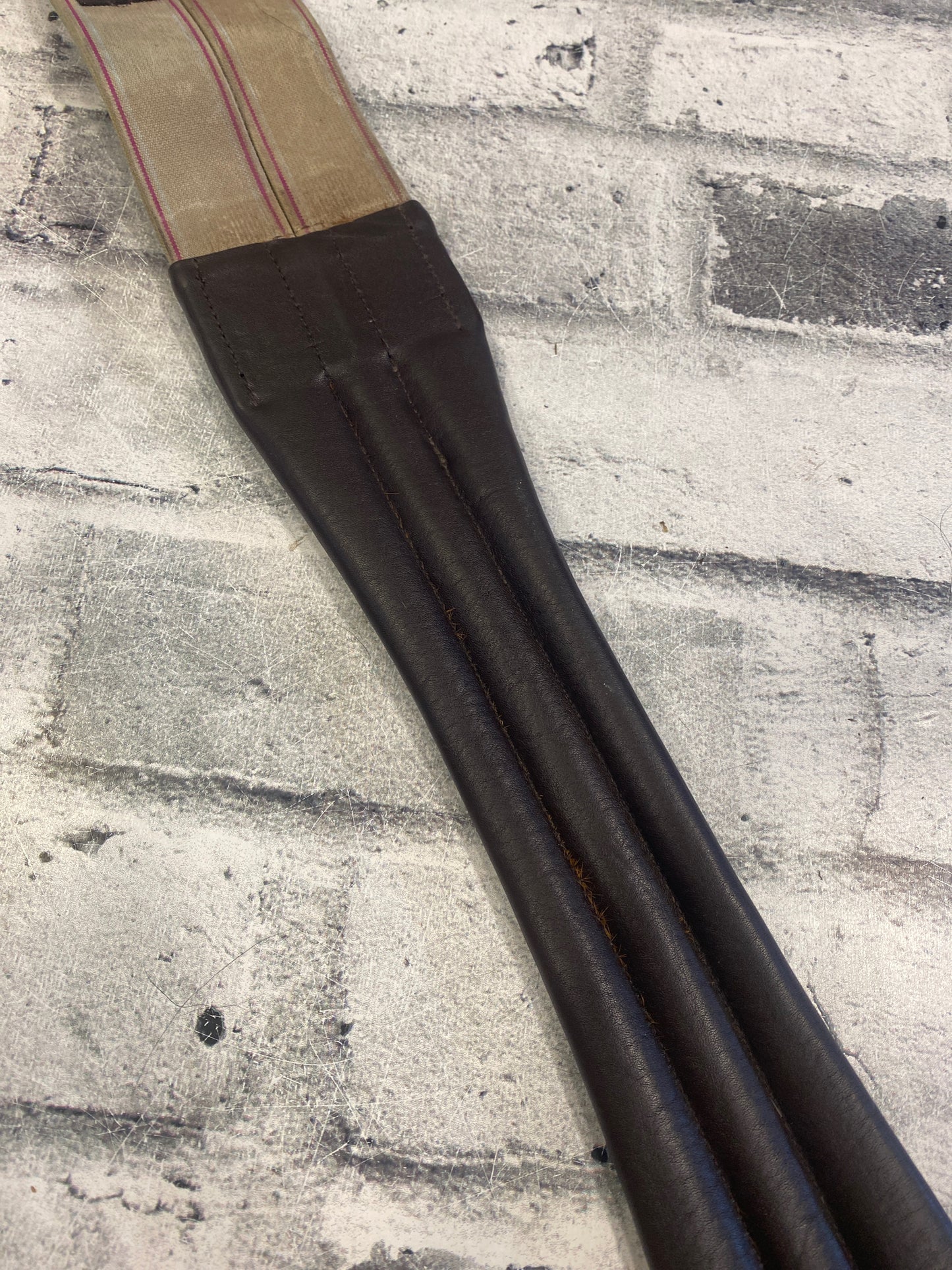 46" One Sided Elastic Leather Girth