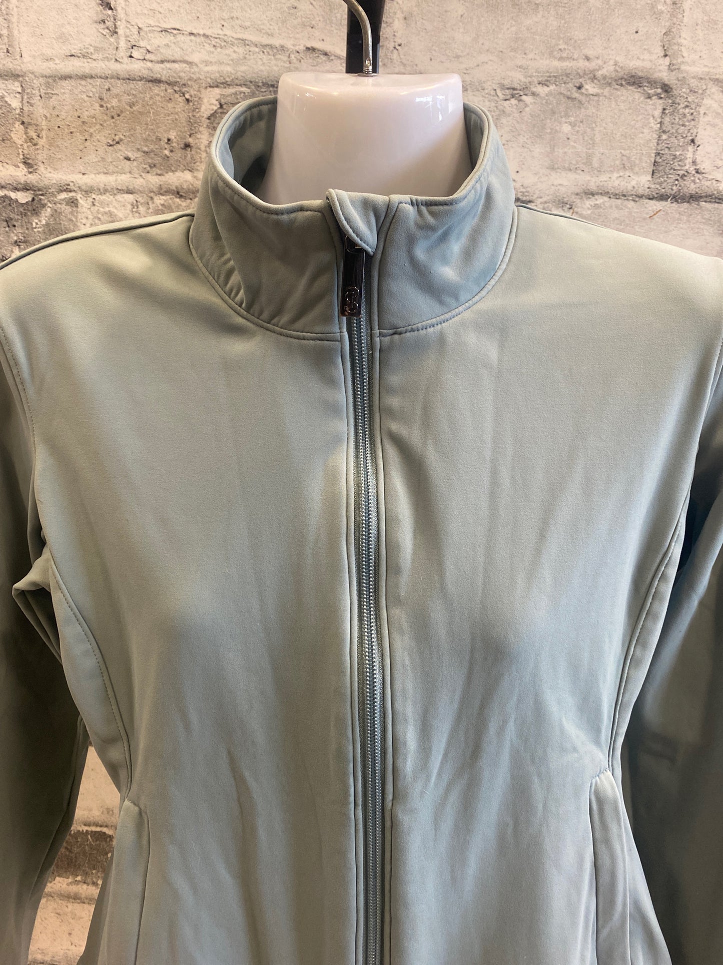 PS of Sweden Zip Up Sweater Steel Blue S