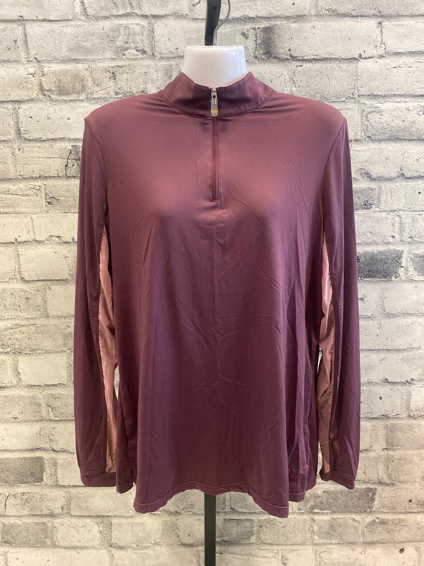 Kastel 1/4 Zip LS Sun Shirt Plum L
