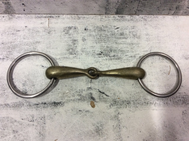 5" German Silver Loose Ring Snaffle