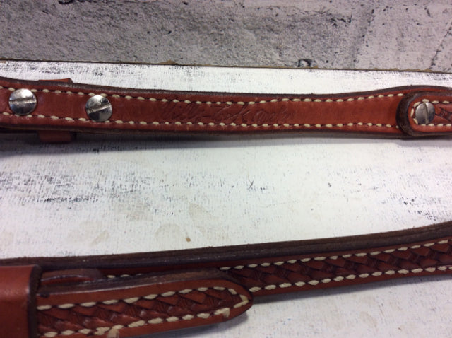 Billy Cook basket weave 2 ear headstall