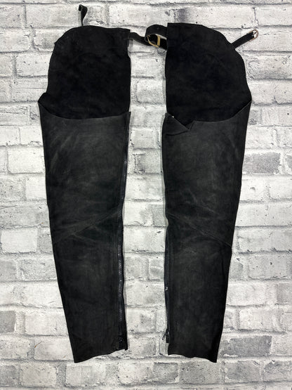 Suede Working Chaps Black