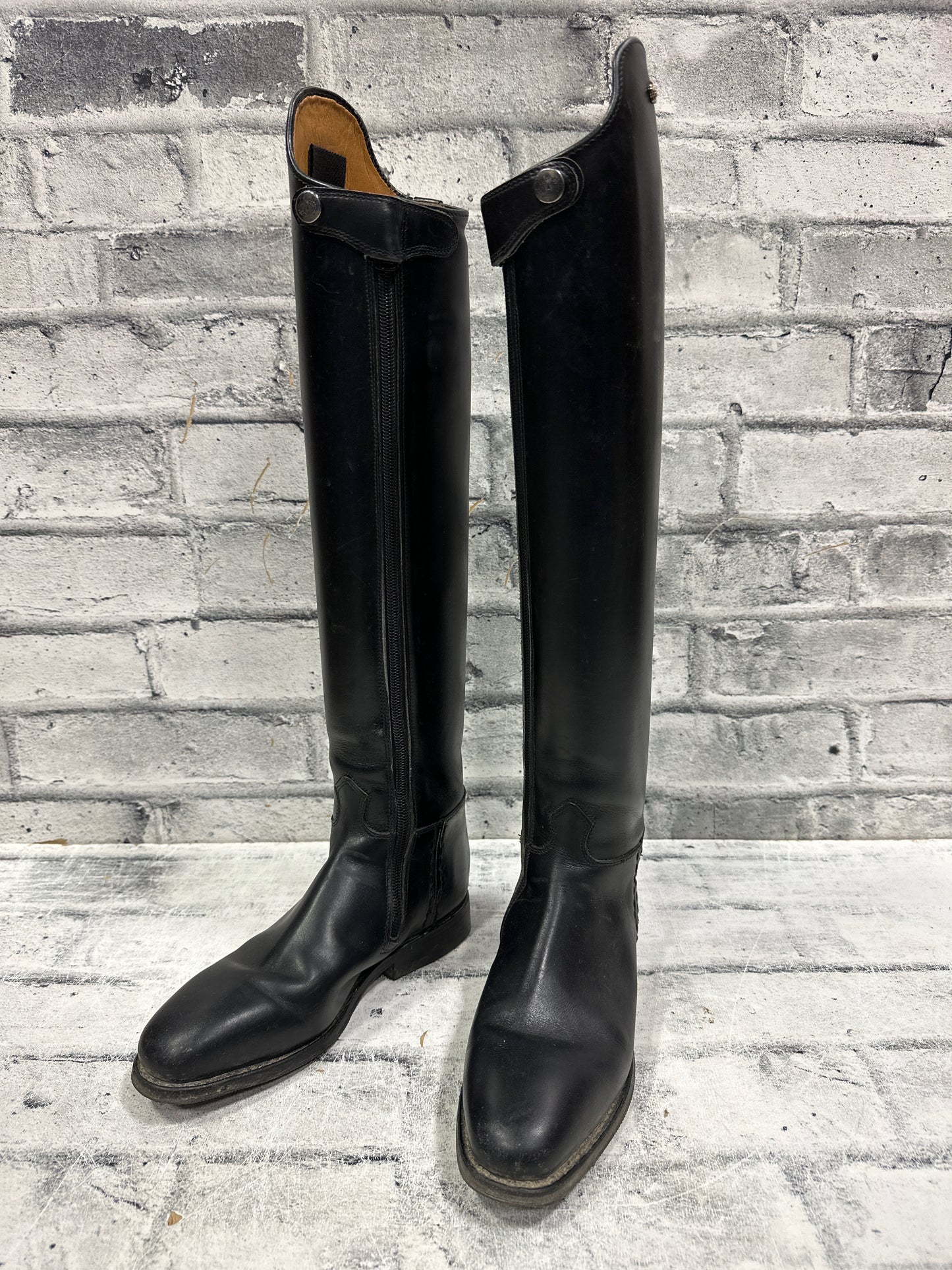 Konigs Custom Dress Boots 8 18" Tall 12.5" Calf