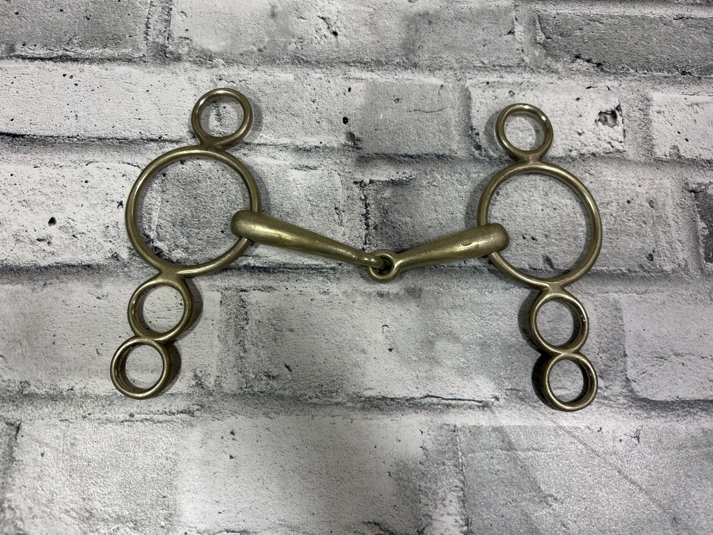 6" Herm Sprenger 3 Ring Gag Bit