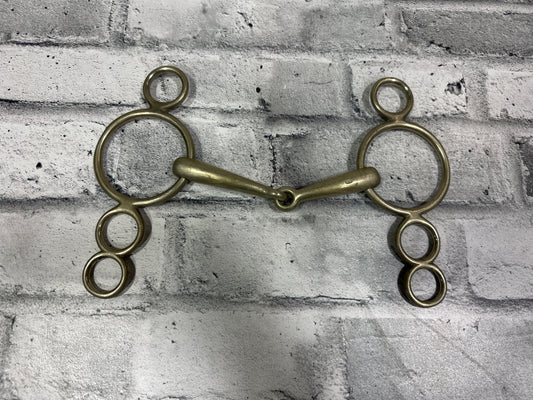6" Herm Sprenger 3 Ring Gag Bit