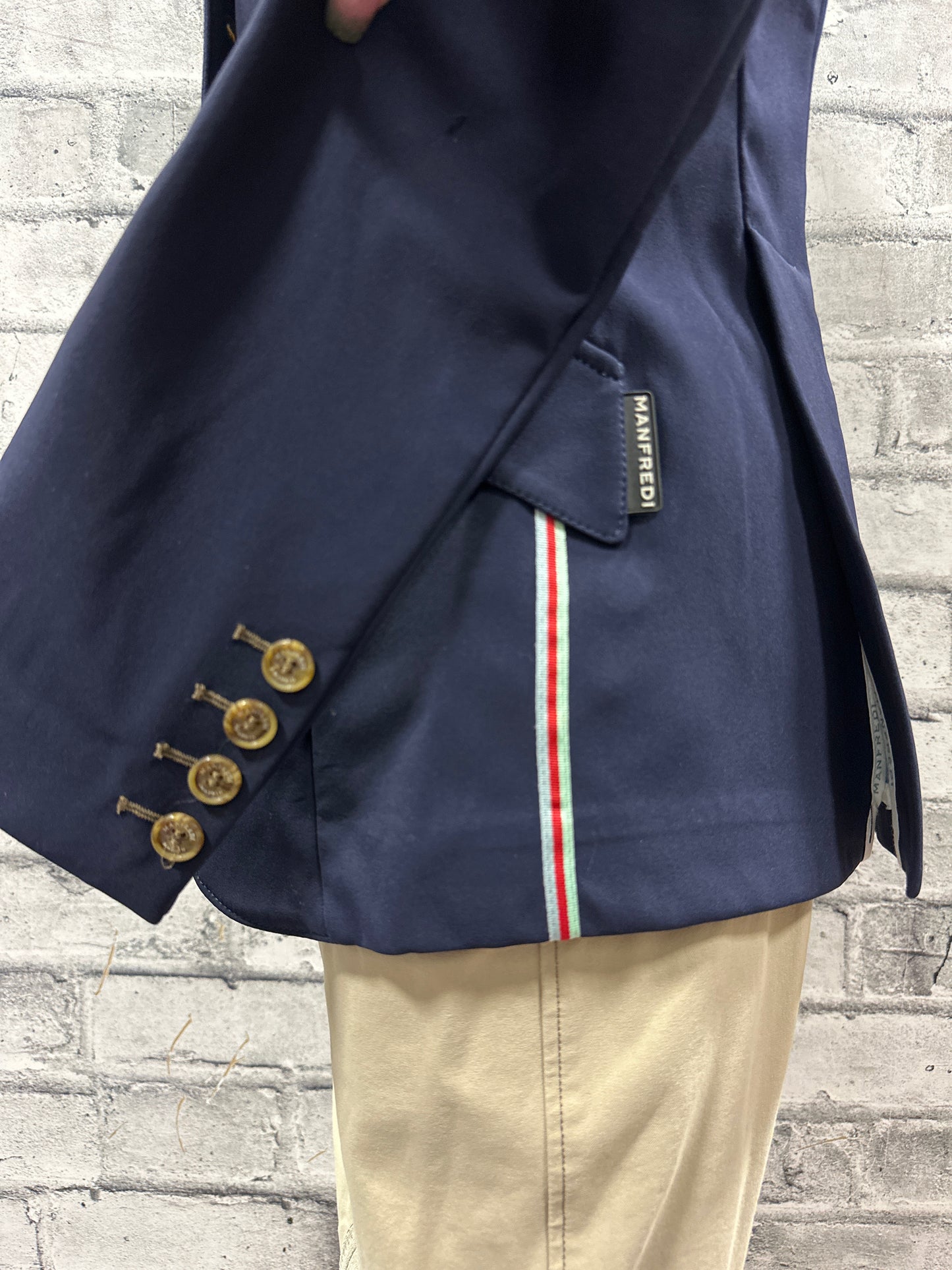 Manfredi Fontana Show Jacket Navy EU 38R (US 6R)