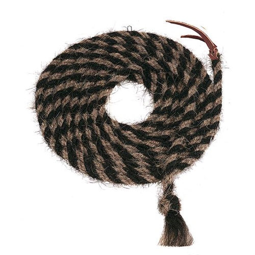 Weaver 5/8" Tail Hair Mecate Dark