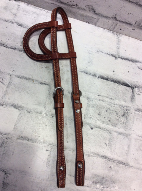 Billy Cook basket weave 2 ear headstall