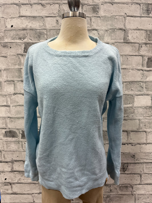 The Blissful Equestrian Knit Sweater Baby Blue L