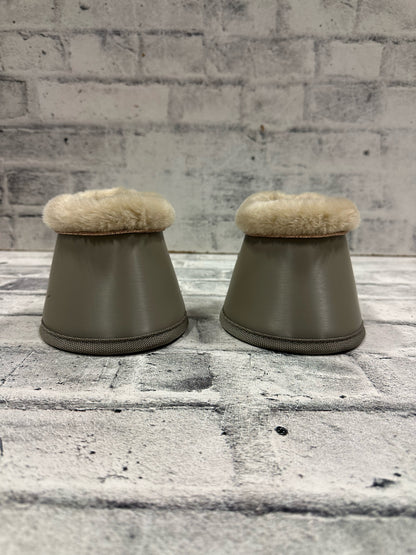 Eskadron Fuzzy Bell Boots Taupe M