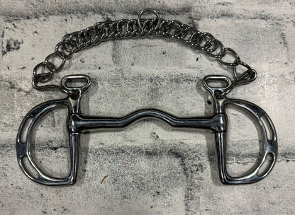 4.75" Ported Kimberwick Bit w/ Chain