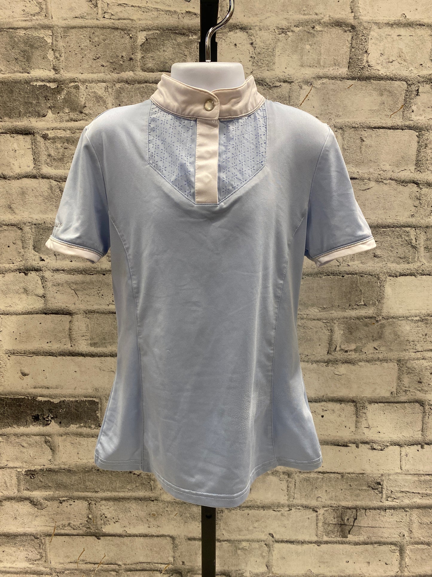 LeMieux Show Shirt Baby Blue Childrens 9-10